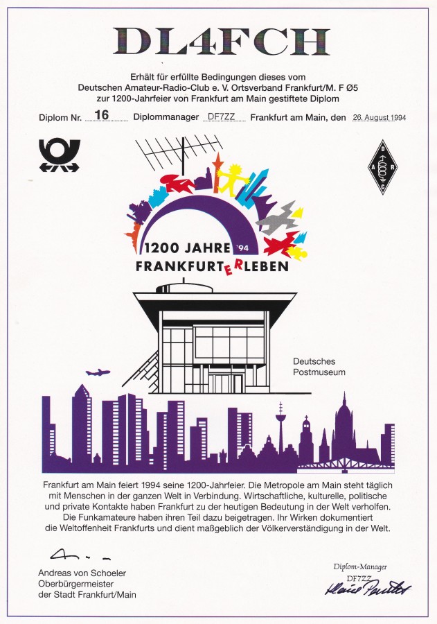 1200 Jahre Frankfurt a. Main