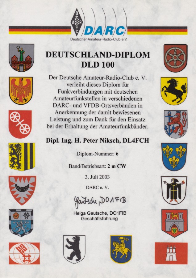 DLD 100 2m CW