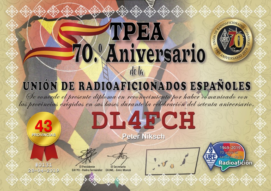 70th Anniversary URE - TPEA