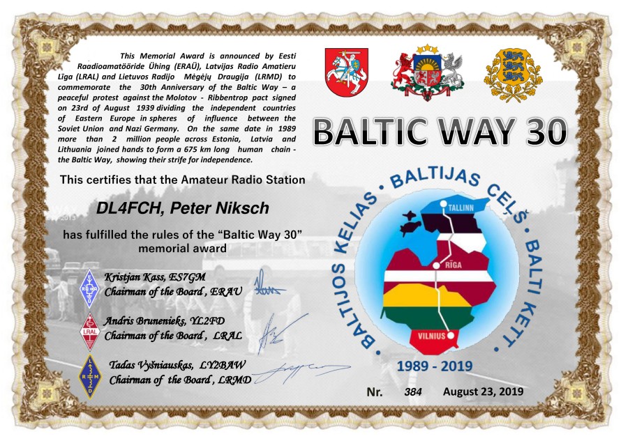 Baltic Way 30