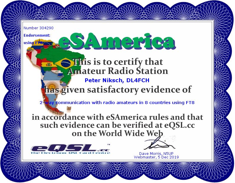 eSAmerica FT8