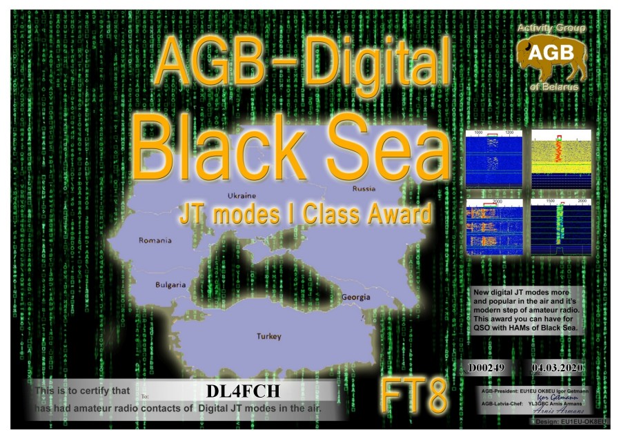 Black Sea FT8 Class I