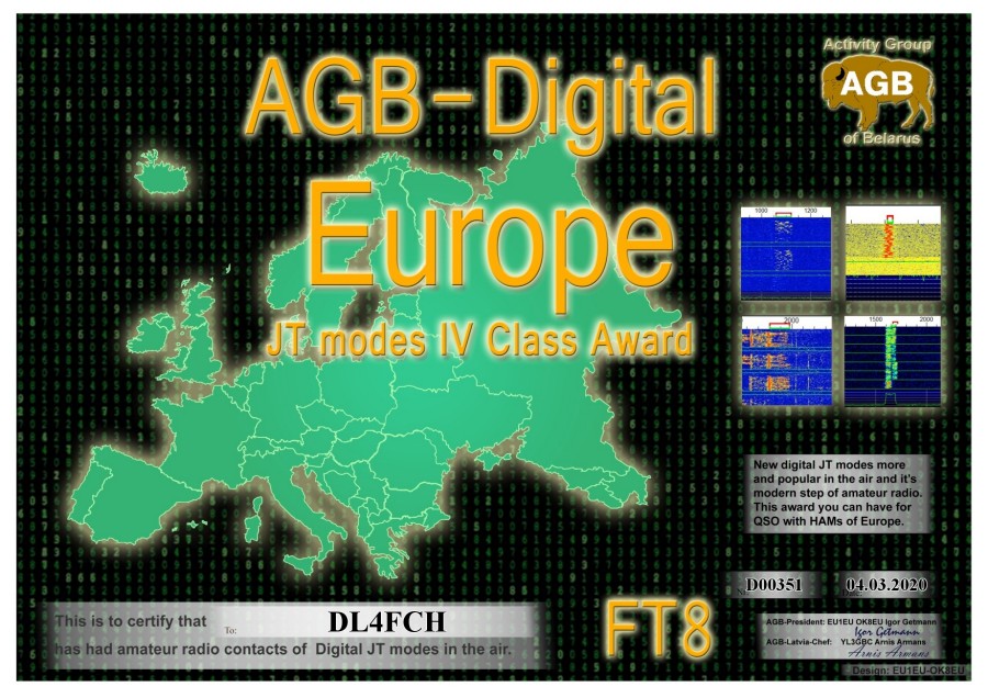 Europe FT8 Class IV
