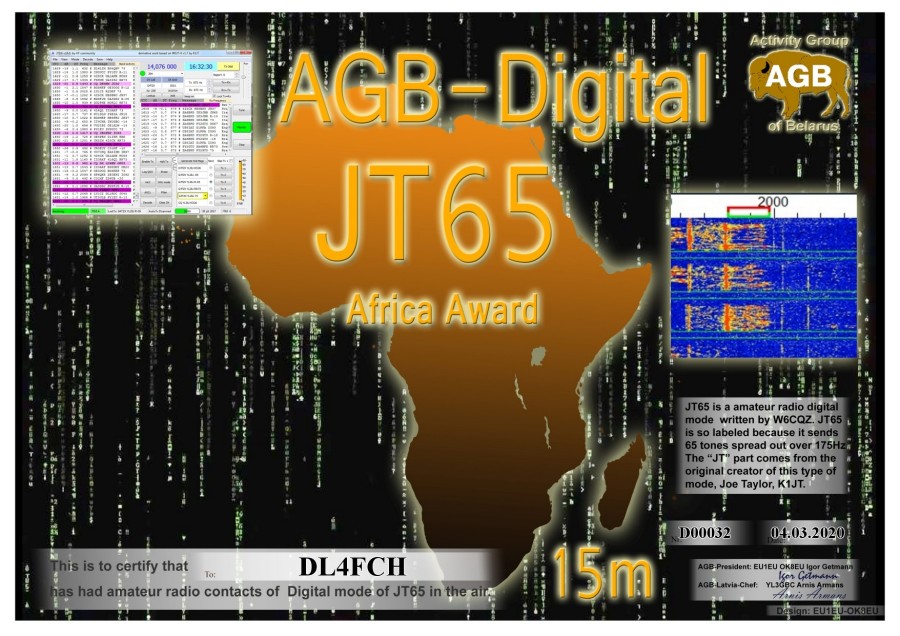 JT65-Africa 15m