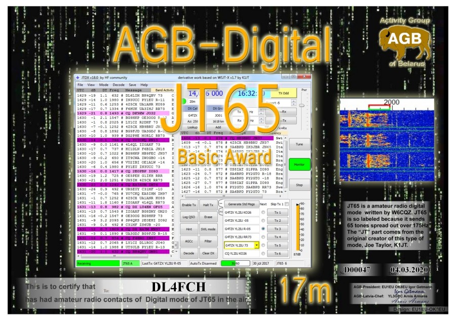 JT65-Basic 17m