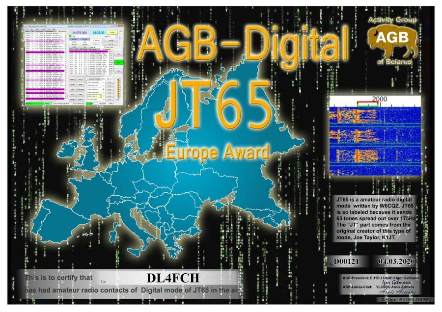 JT65-Europe Basic