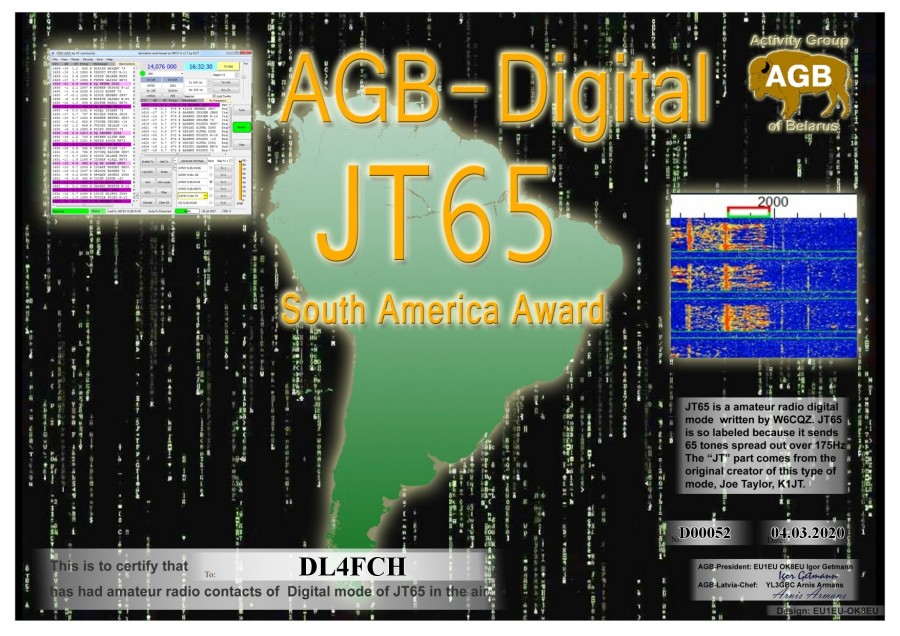 JT65-South America Basic