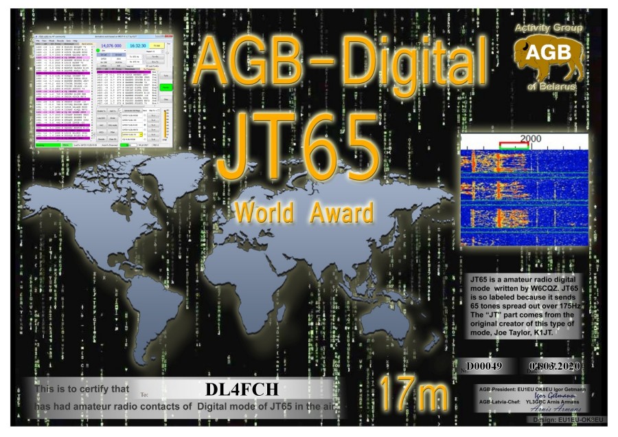 JT65-World 17m