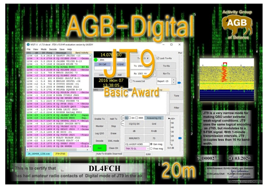 JT9-Basic 20m