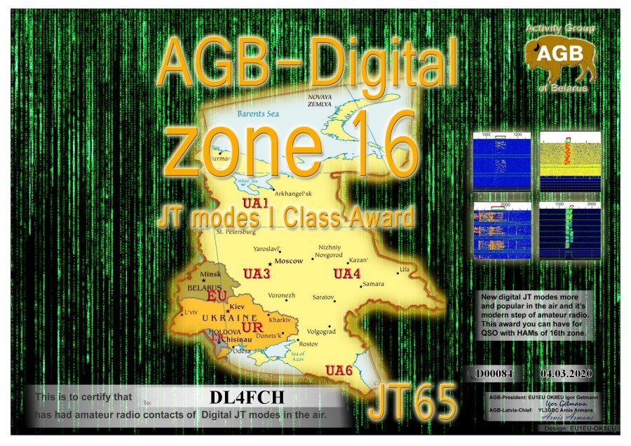 Zone16-JT65 Class I
