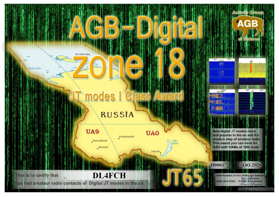 Zone18-JT65 Class I