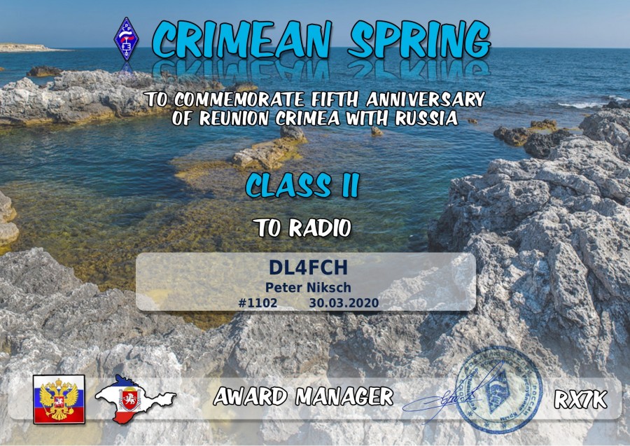 Crimean Spring 2019 - Class II