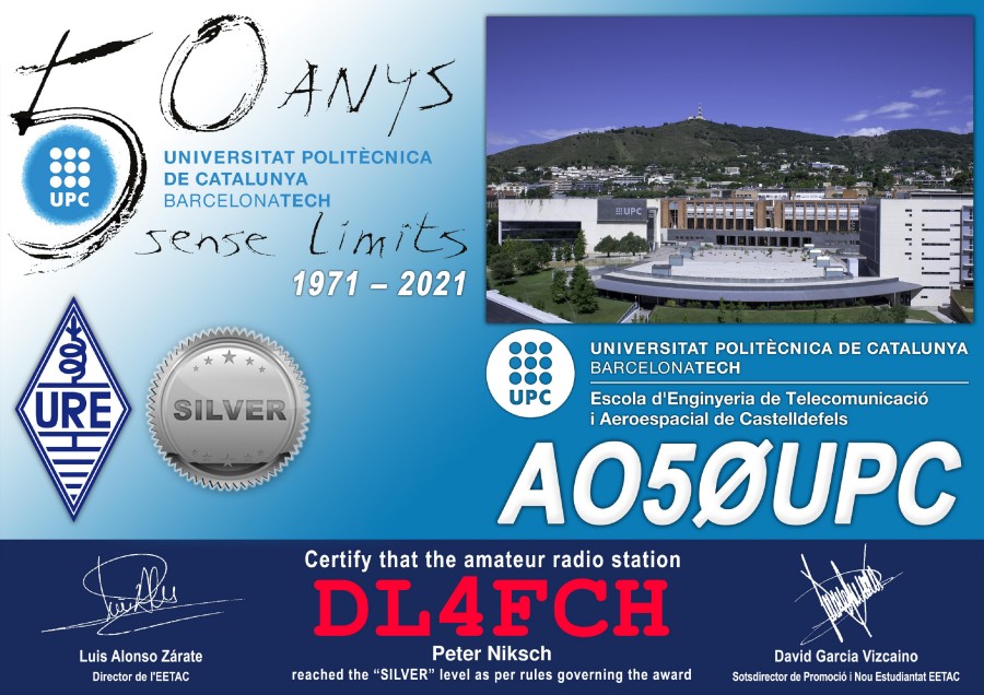 50th Anniversary of the Universitat Polytecnica de Catalunya - Silver