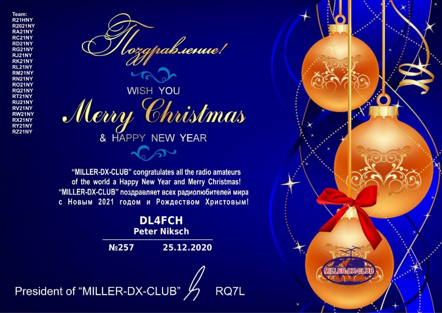 New Year's Greetings
