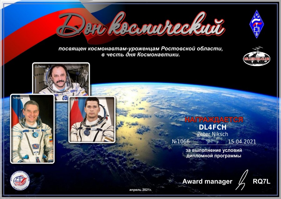 First in space