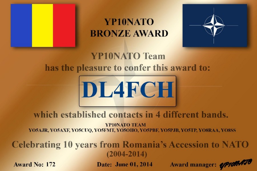 YP10NATO 4 Bands Bronze