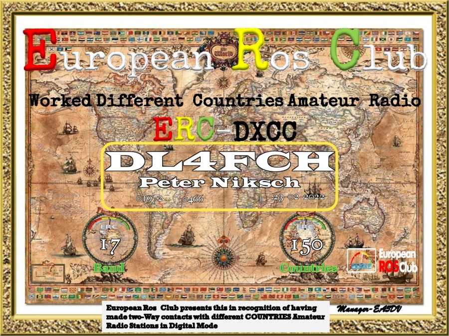 DXCC 17m 150
