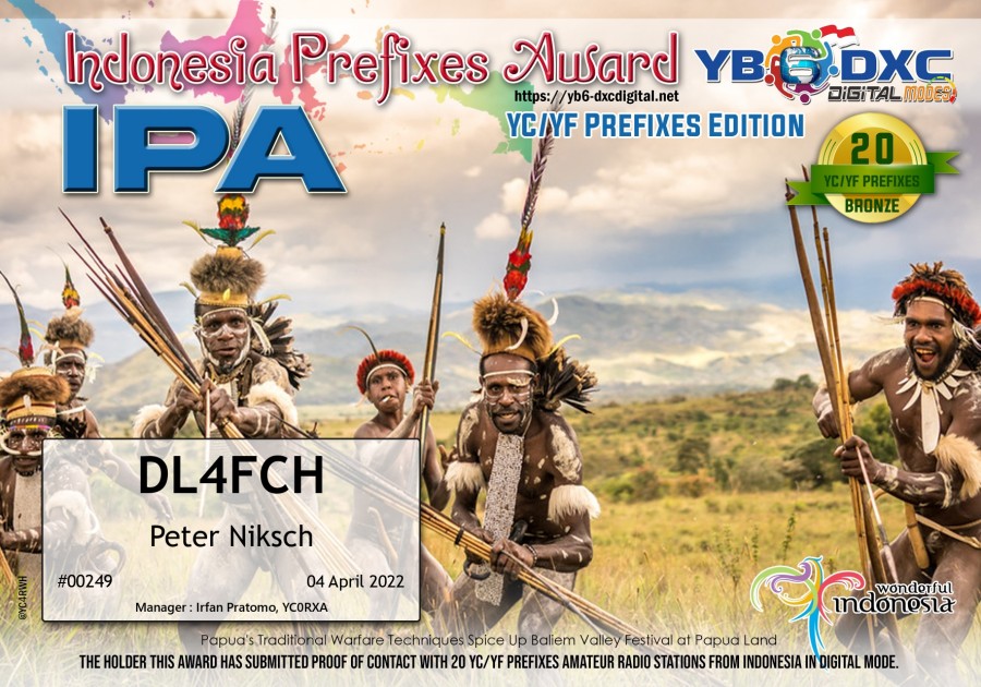 IPA YC/YF Bronze