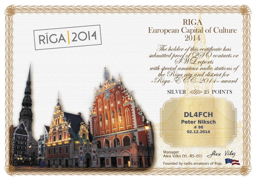 Riga 2014 Silver