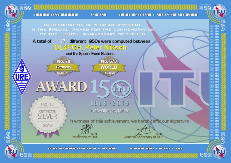 150th Anniversary Of The ITU - Silver