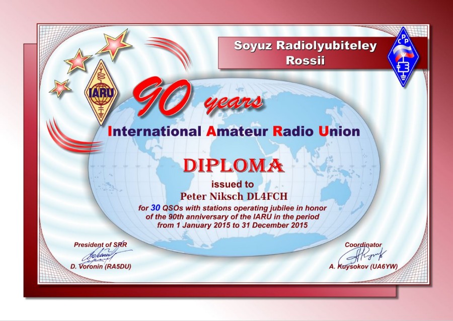 90 Years IARU