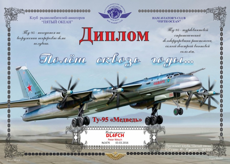 TU-95 Flying Through The Years