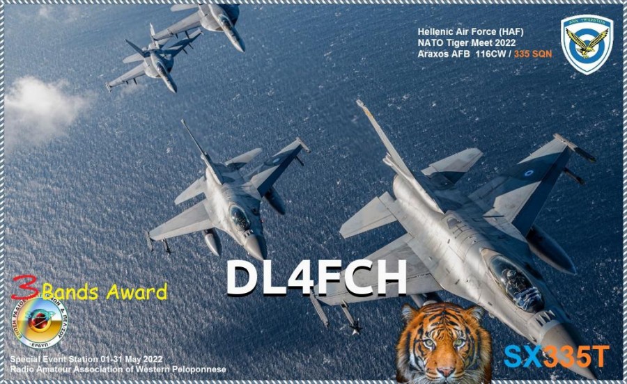 Hellenic Air Force - Nato Tiger Meet 2022 -  Silver