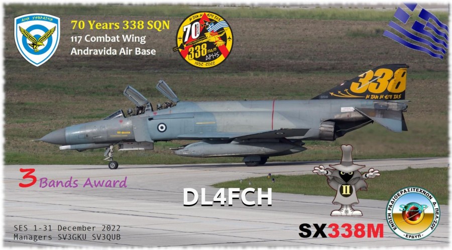 SX338M 70 Years 338 SQN - Silver (3-Band)