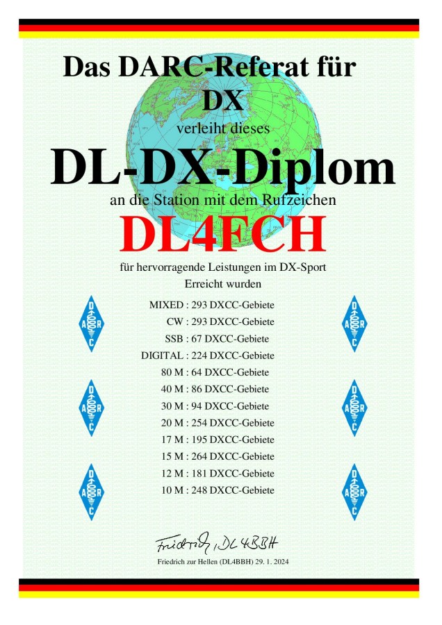 DARC DL-DX-Diplom-Lnderstand 2023