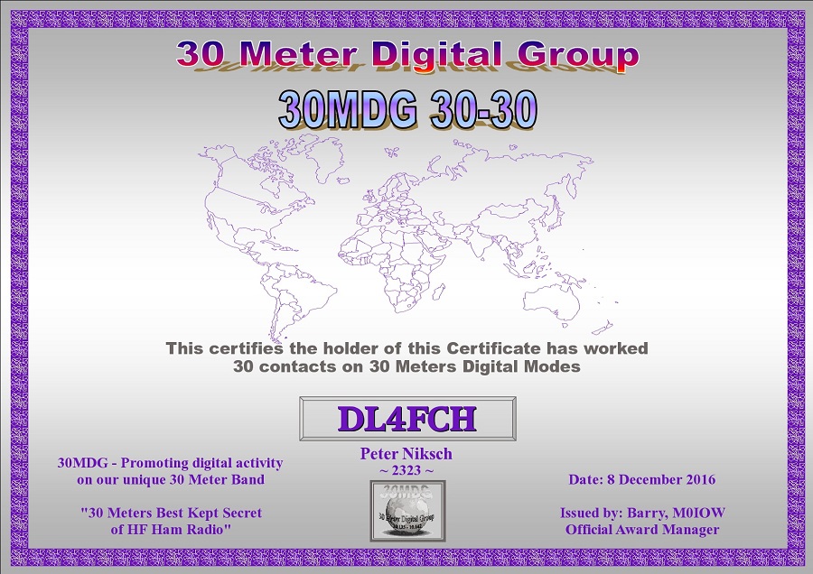 30MDG 30-30