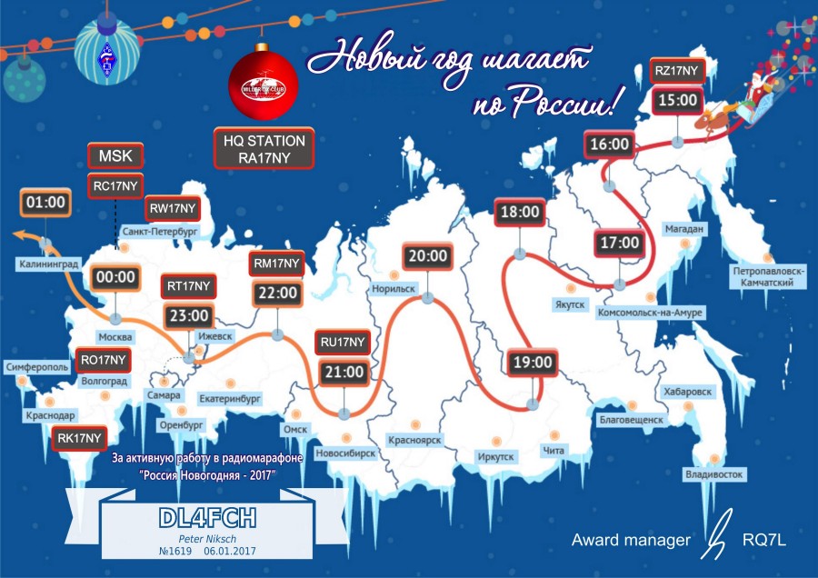 New Year in Russia - New Year steps the Russia 