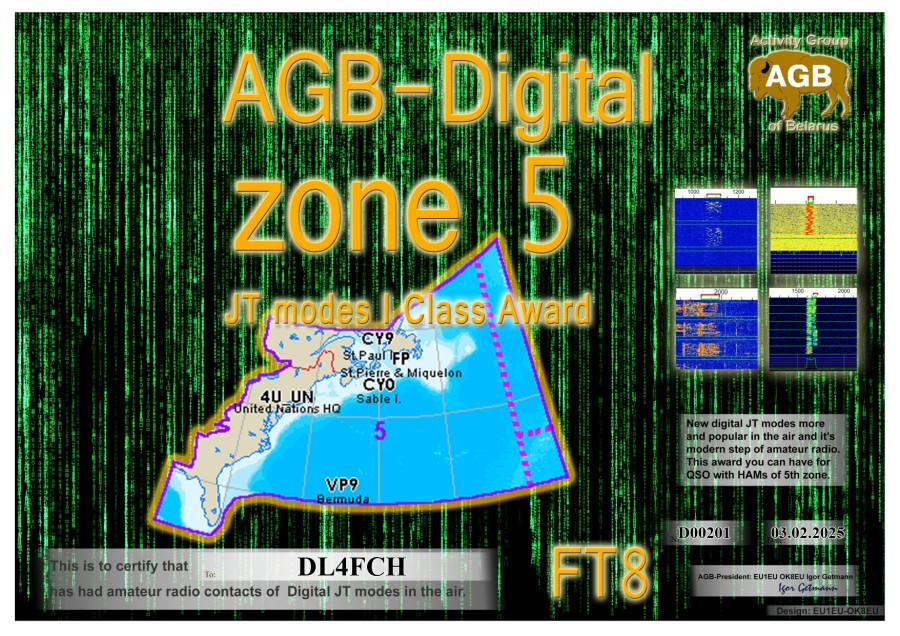 Zone 05 FT8 Class I