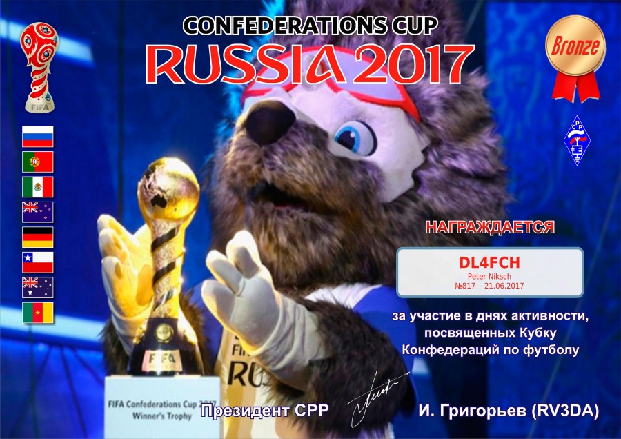 Confederations Cup Russia 2017 - Level 3 Bronze