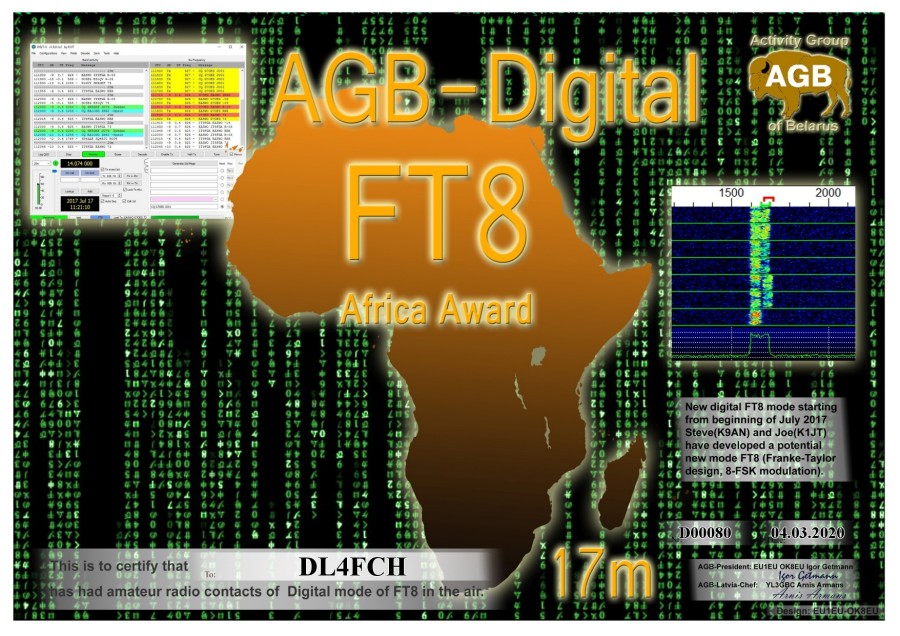 FT8-Africa 17m