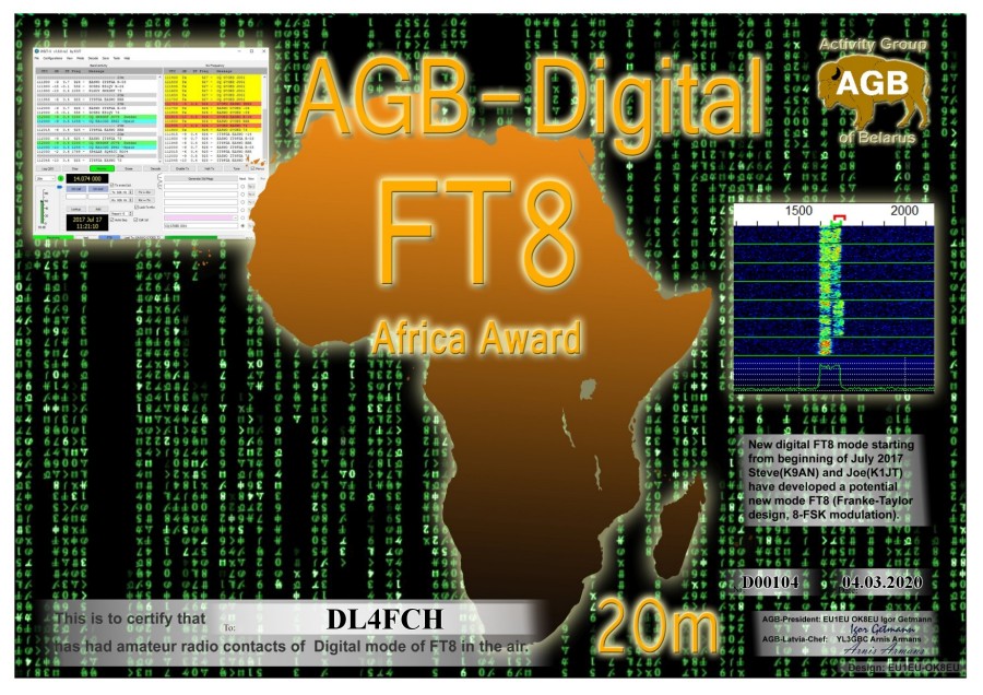 FT8-Africa 20m