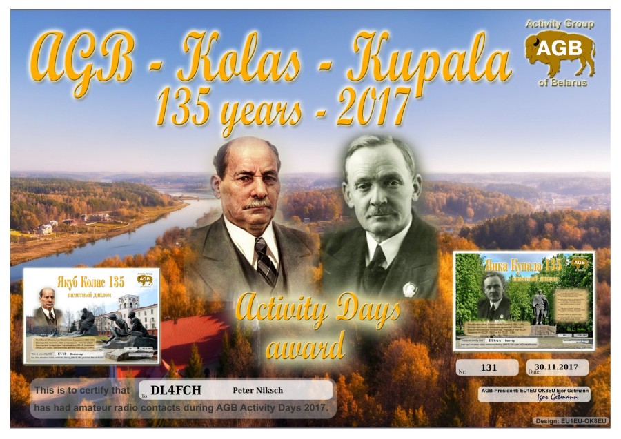 Kolas-Kupala 135 Years