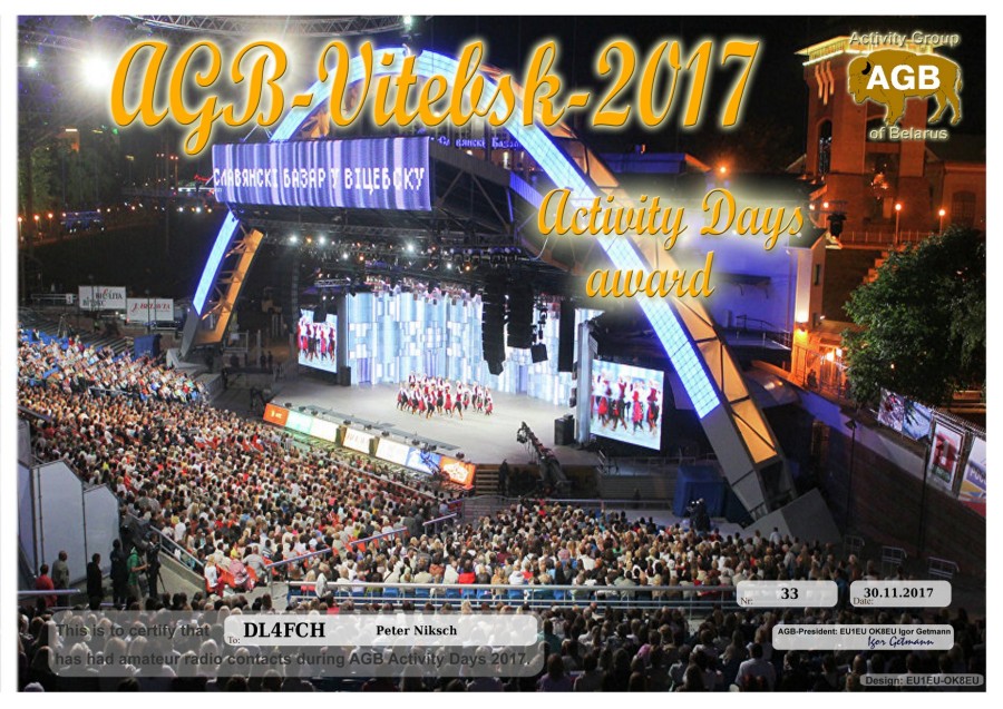 Vitebsk 2017 Activity Days