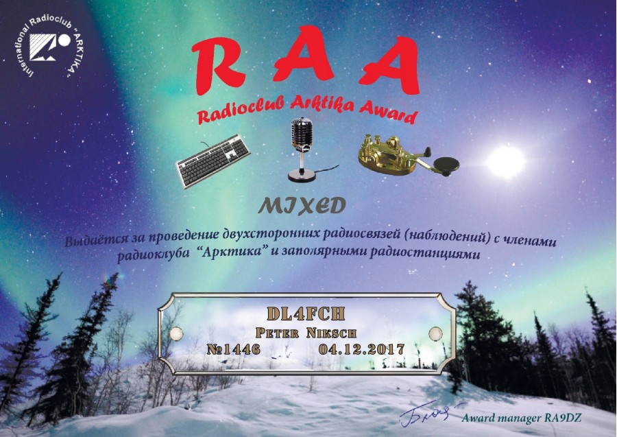 International Radioclub 'Arktika': RAA - Mixed
