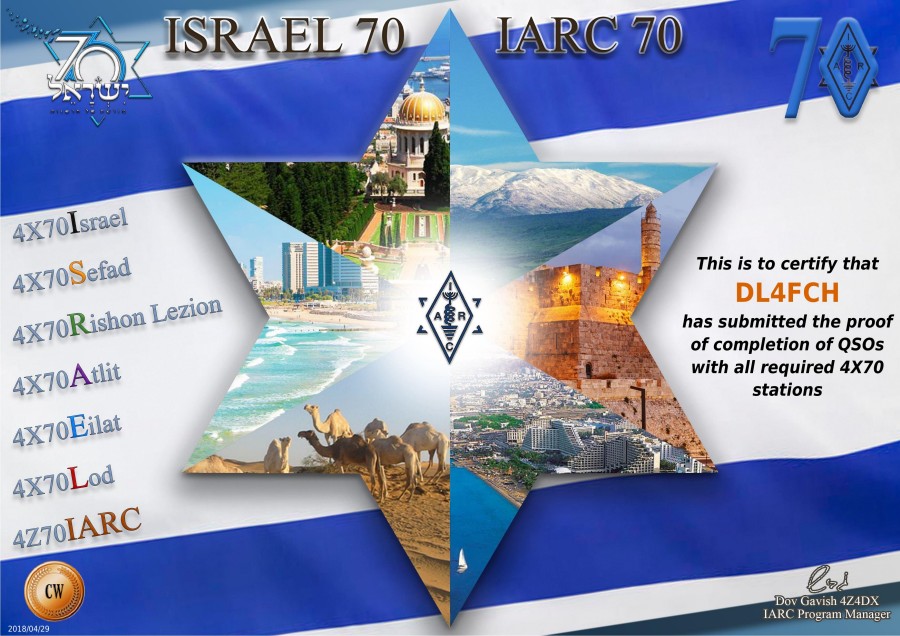 Israel 70 - IARC 70