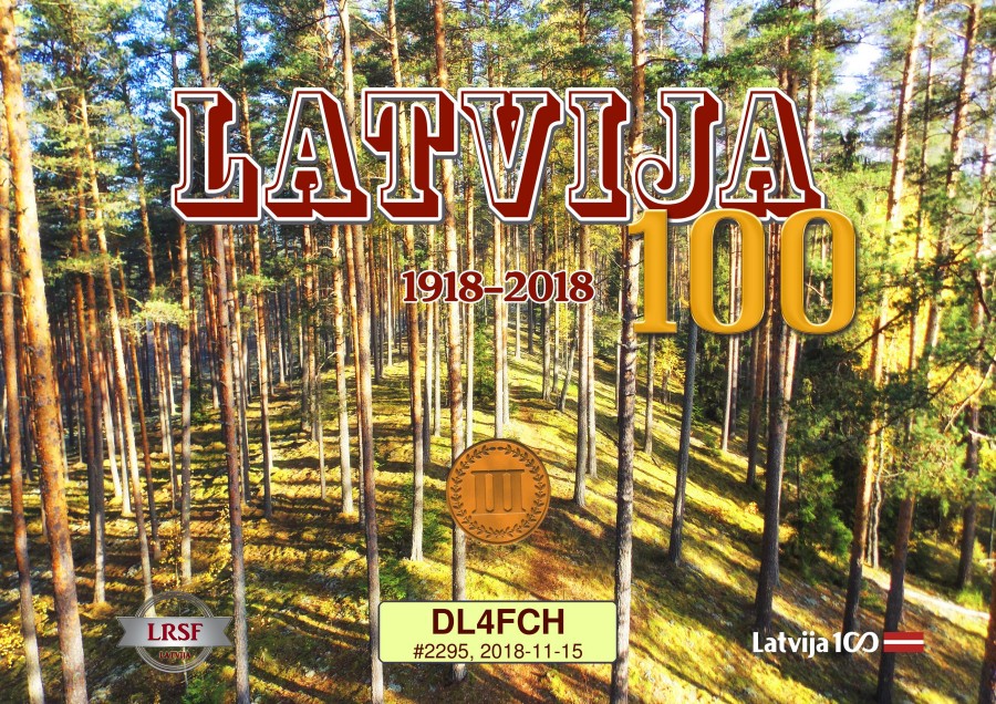 Latvia 100 - Third Class