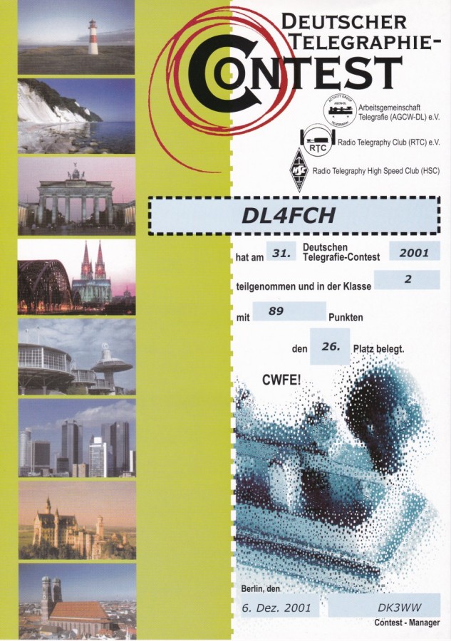 Deutscher Telegraphie-Contest 2001
