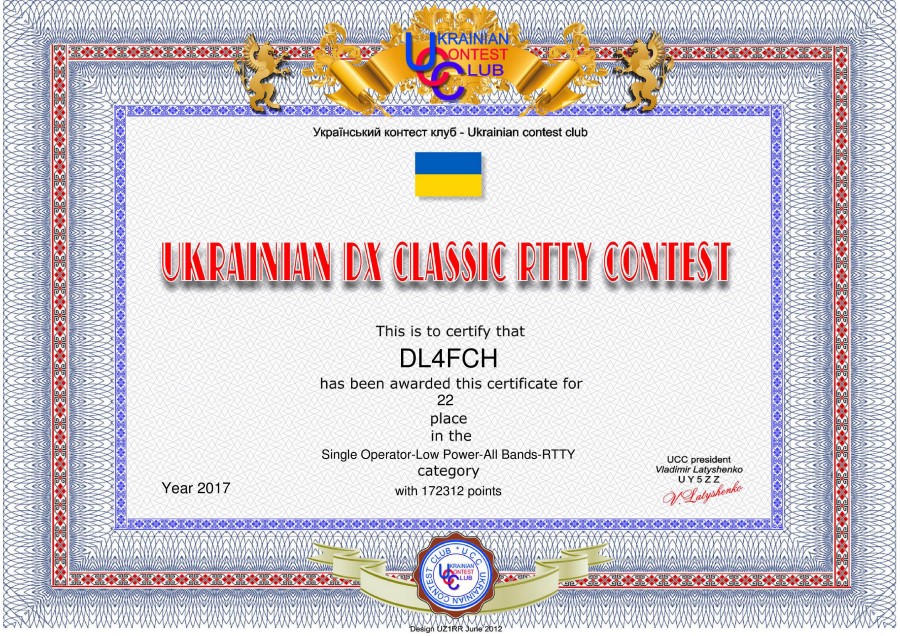 Ukrainian DX Classic RTTY Contest