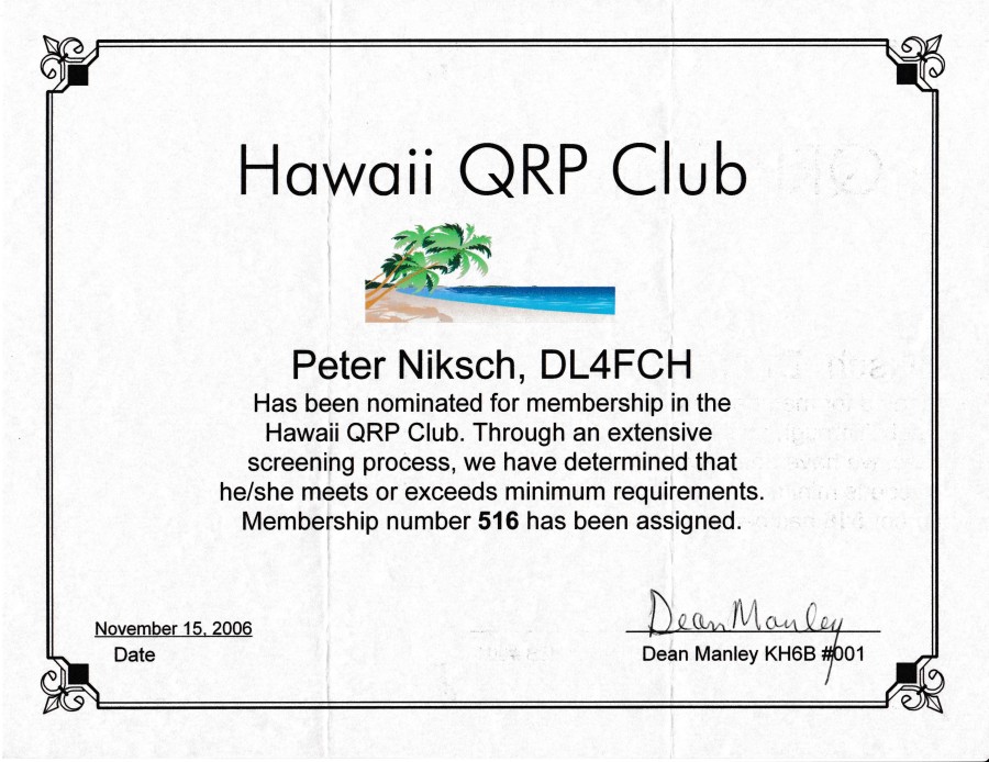 Hawaii QRP Club