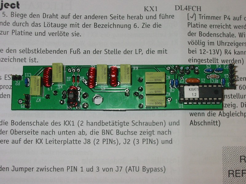 Building and installation of the internal automatic antenna tuner