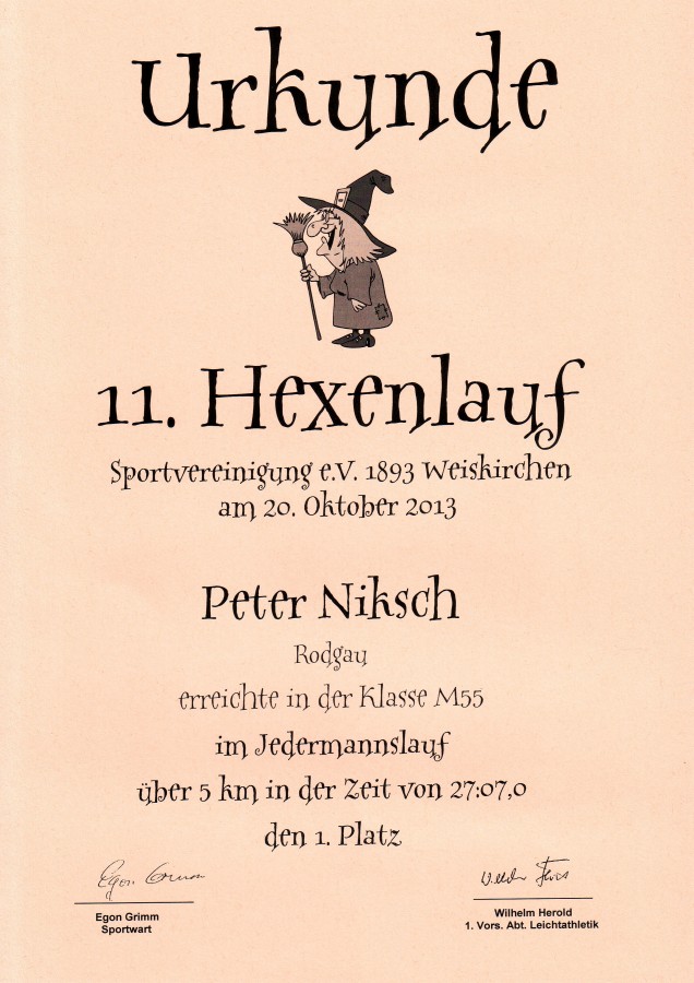 Hexenlauf Weiskirchen