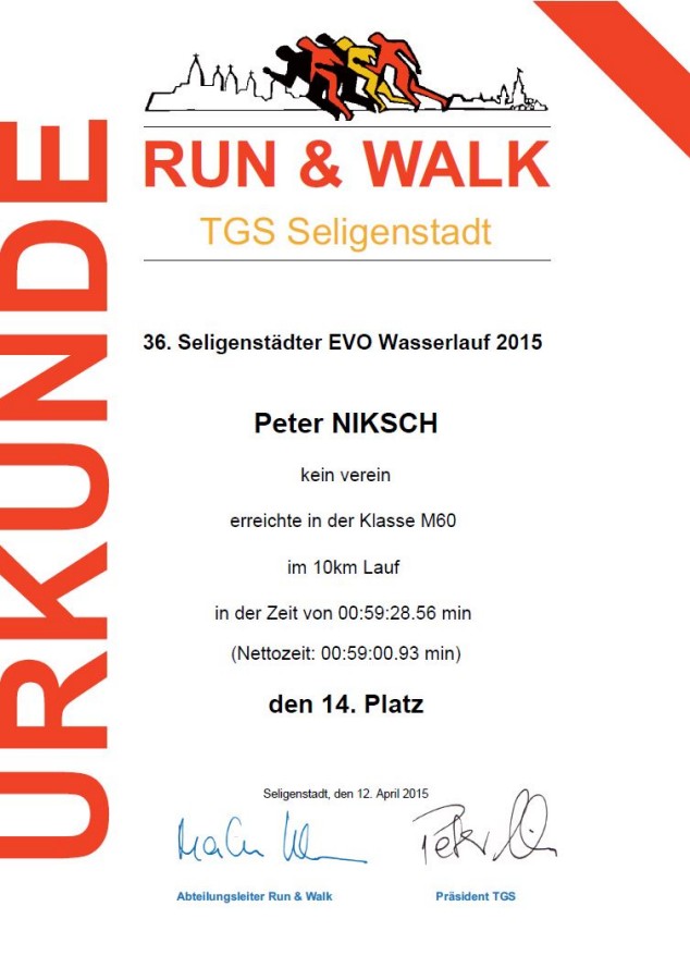 Seligenstdter EVO Wasserlauf 2015