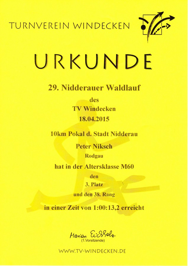 Nidderauer Waldlauf