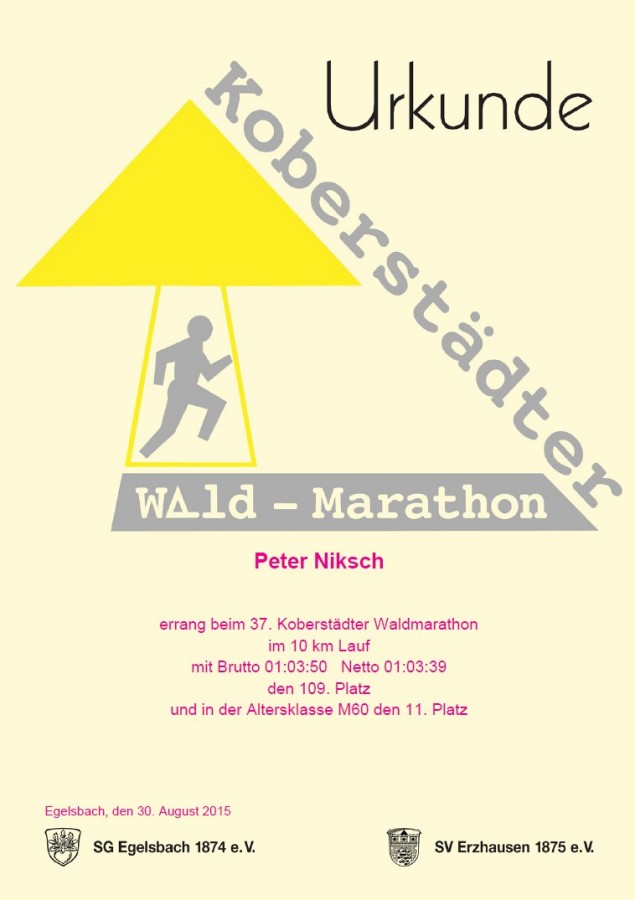Koberstdter Waldmarathon