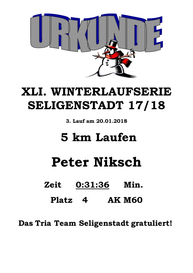 Seligenstdter Winterlaufserie 2017/18 (3. Lauf)